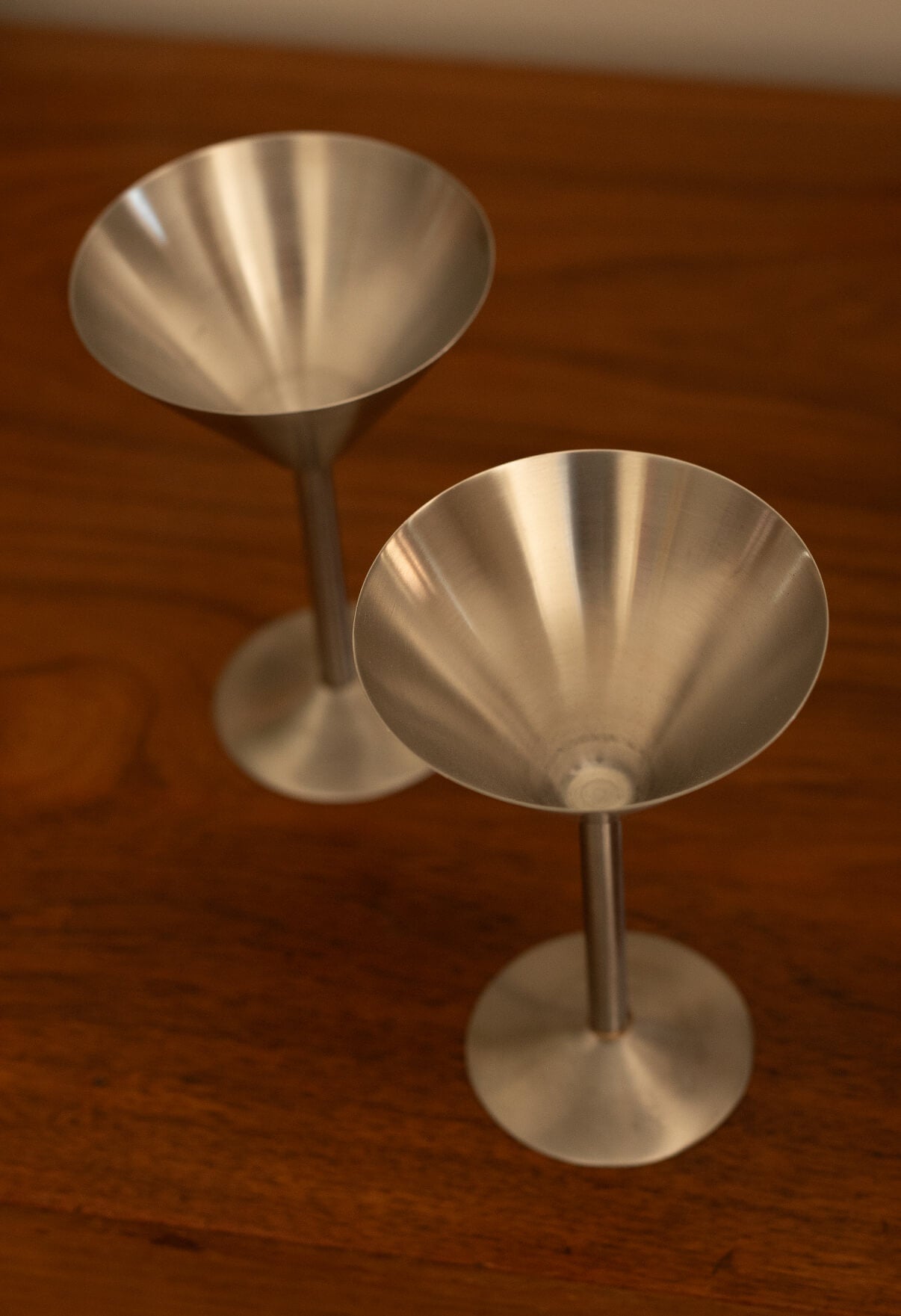 Two champagne coupes