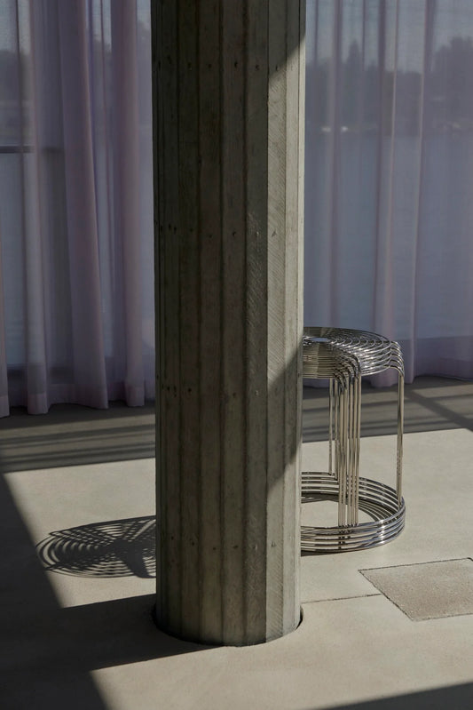 Wire stool 1981 Verner Panton via Atelier Uma
